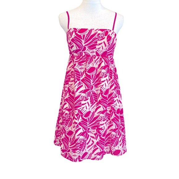 American Eagle bright smocked floral empire waist lined sundress. Women’s size 8 - Picture 1 of 8